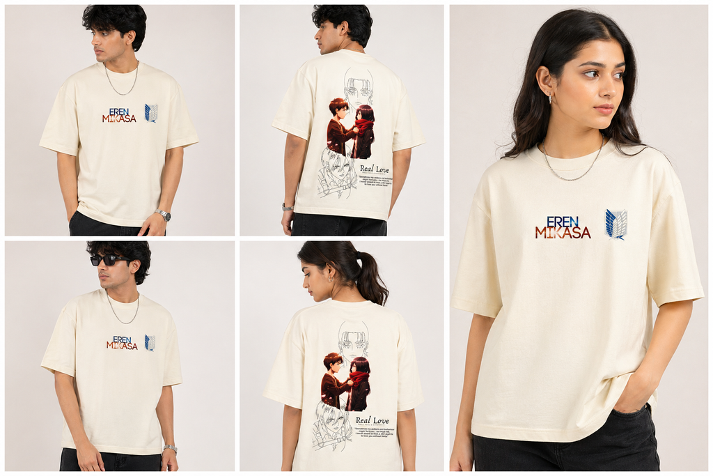eren & mikasa tshirt