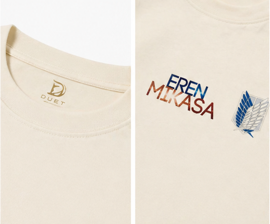 eren & mikasa tshirt